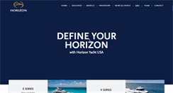 Desktop Screenshot of horizonyachtusa.com